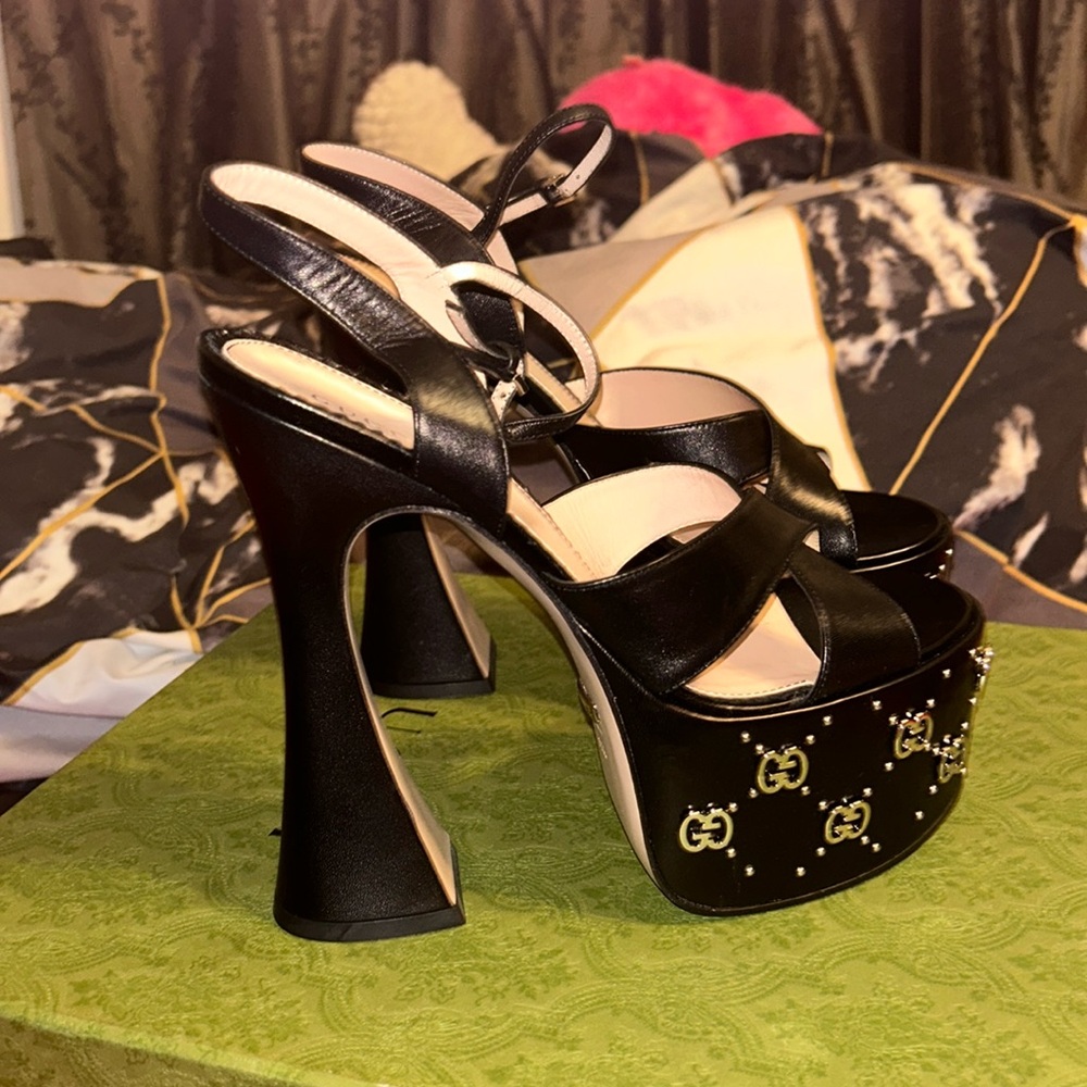 Gucci platform heels